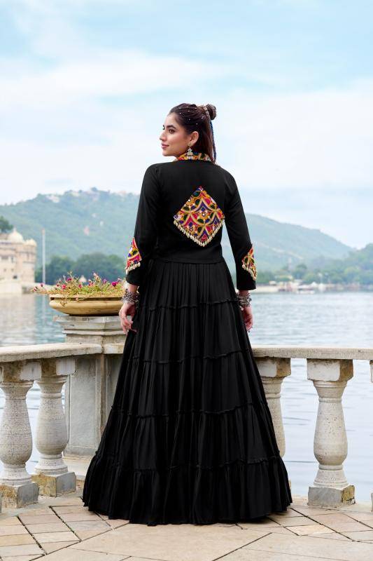 RAJUDI Rayon BLK Lehenga choli suppliers near me